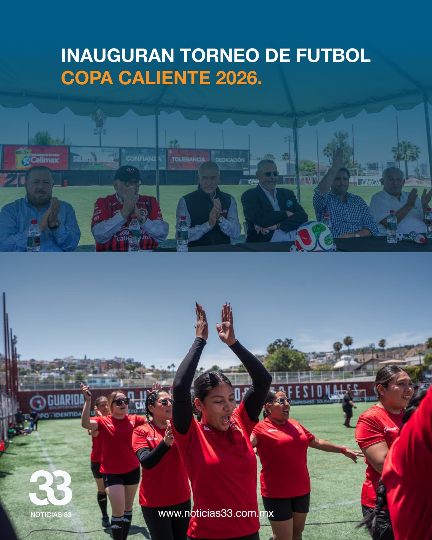 Inauguran Torneo de Futbol Copa Caliente 2026; más de 500 trabajadores participarán representando a un país