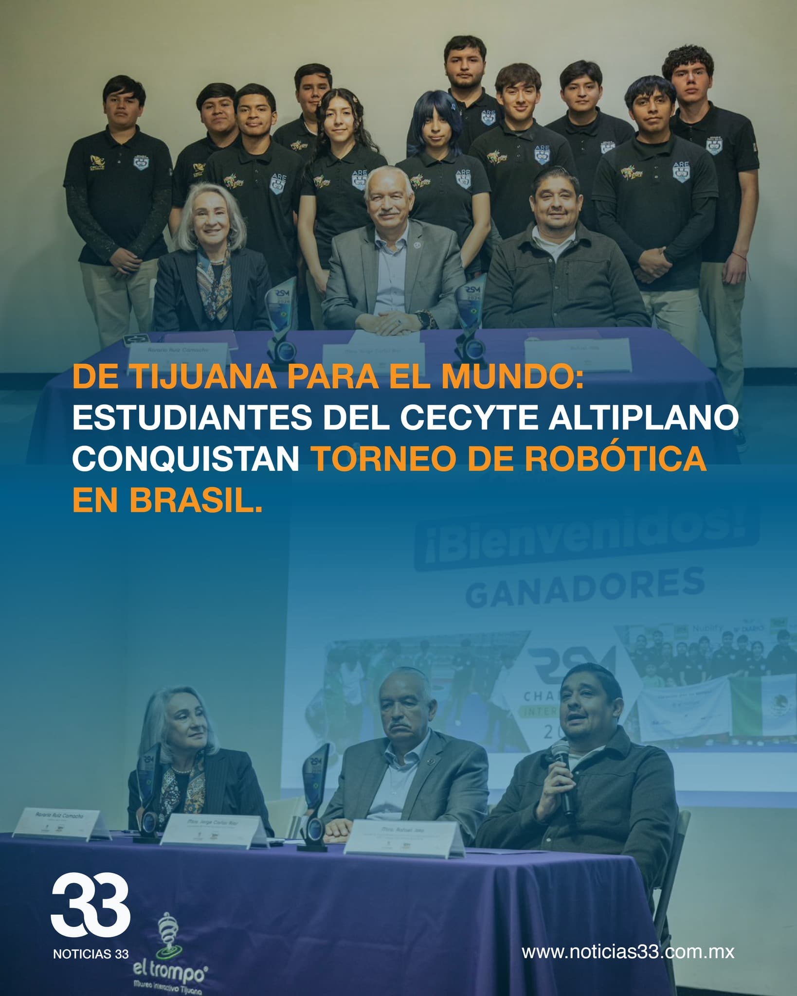 Cecyte Altiplano de Tijuana obtuvieron el primer y tercer lugar en el torneo RSM Challenge Internacional 2026