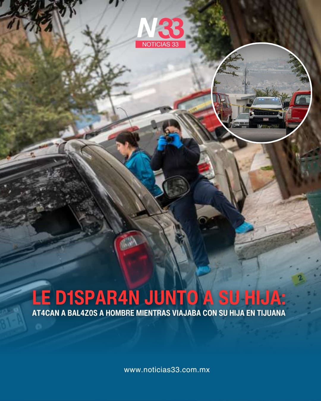 Hombre resulta lesionado tras at4que arm4d0 mientras viajaba con su hija menor