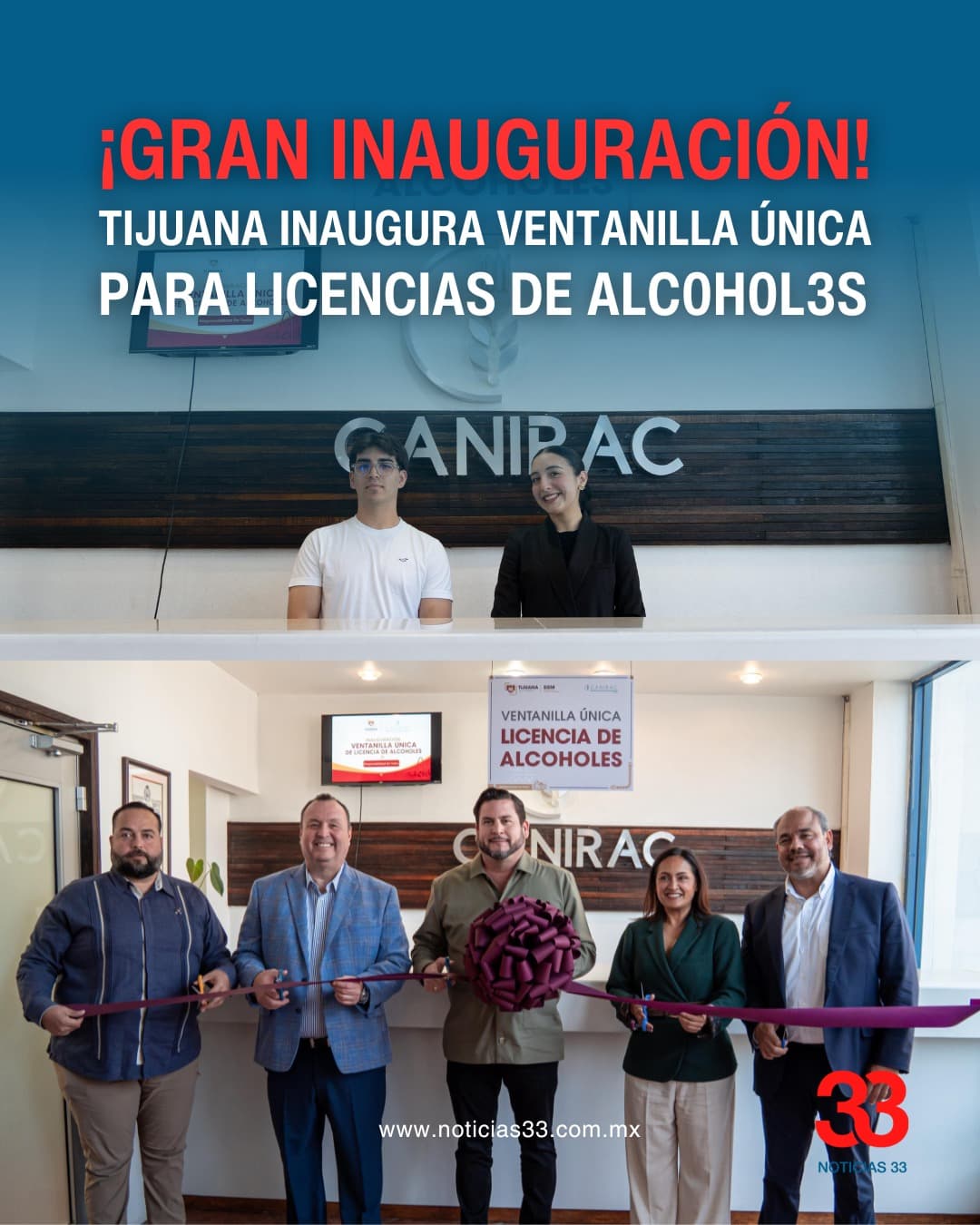 Ismael Burgueño inauguró la Ventanilla Única para Licencias de Alc0hol3s
