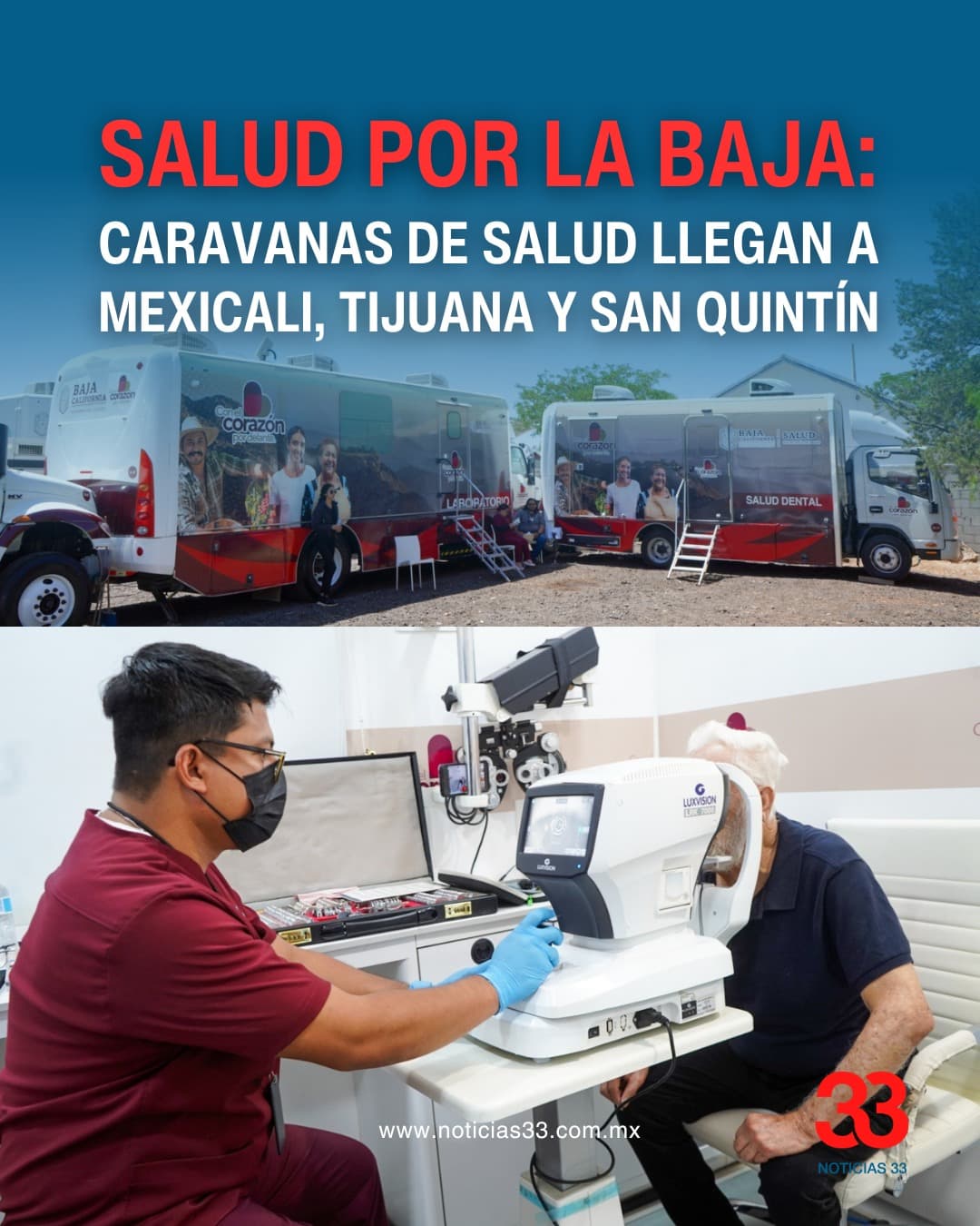 Caravanas de Salud brindarán atención gratuita en Baja California