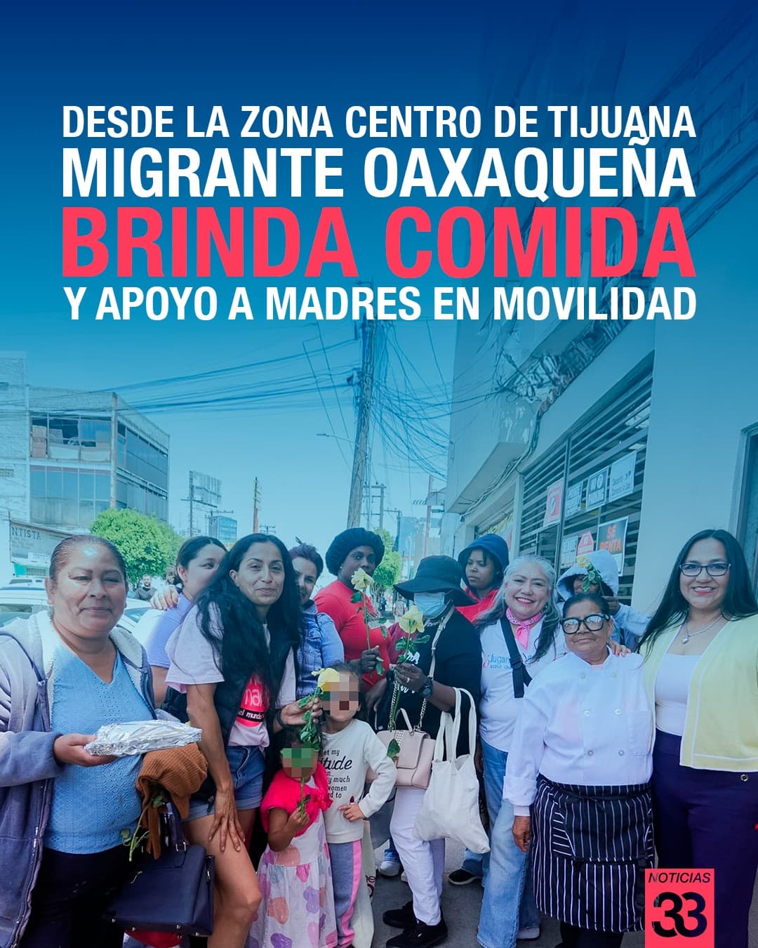 Desde la Zona Centro de Tijuana, una migrante originaria de Oaxaca abrió un espacio de apoyo