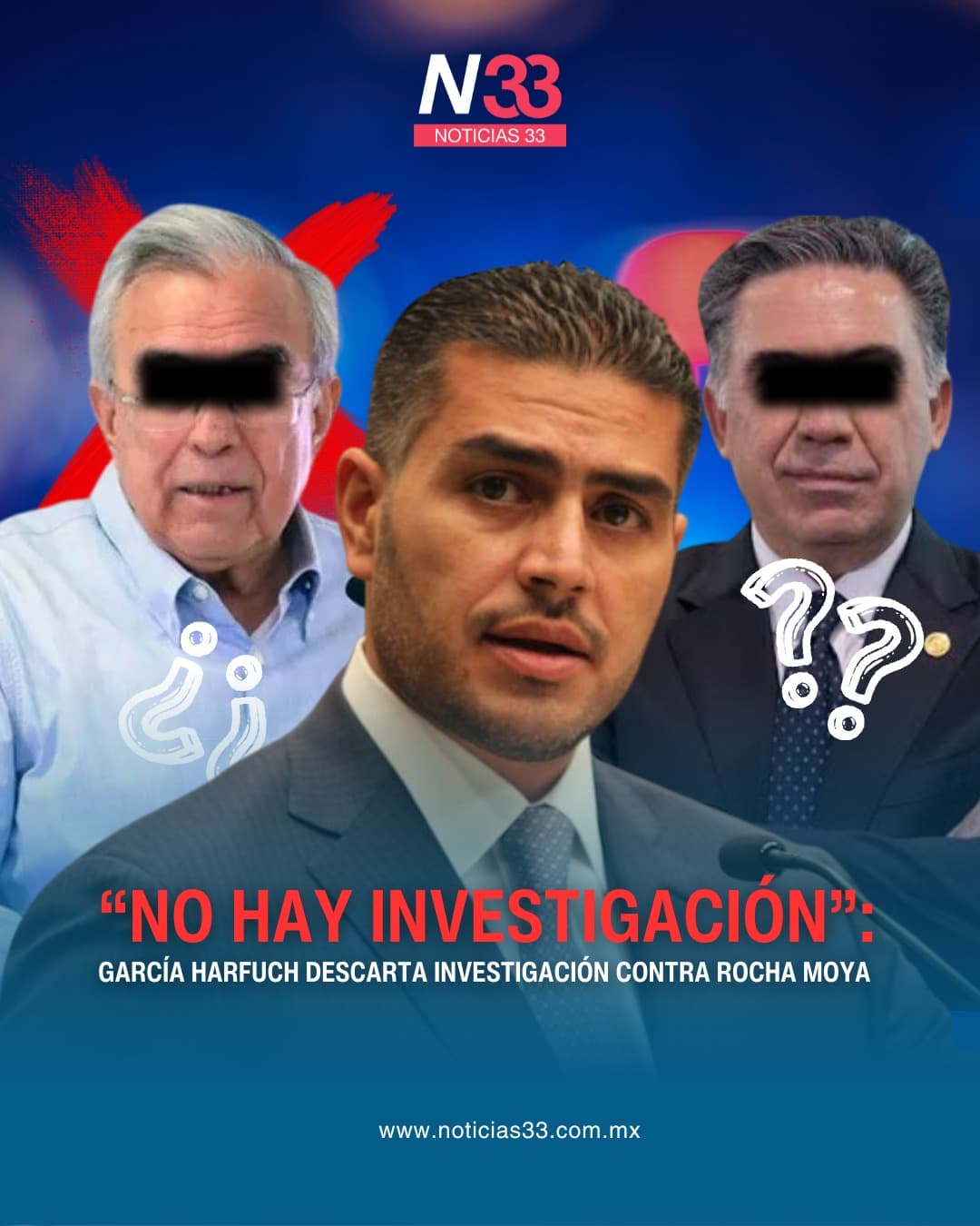 García Harfuch asegura que no hay investigación contra Rocha Moya en México