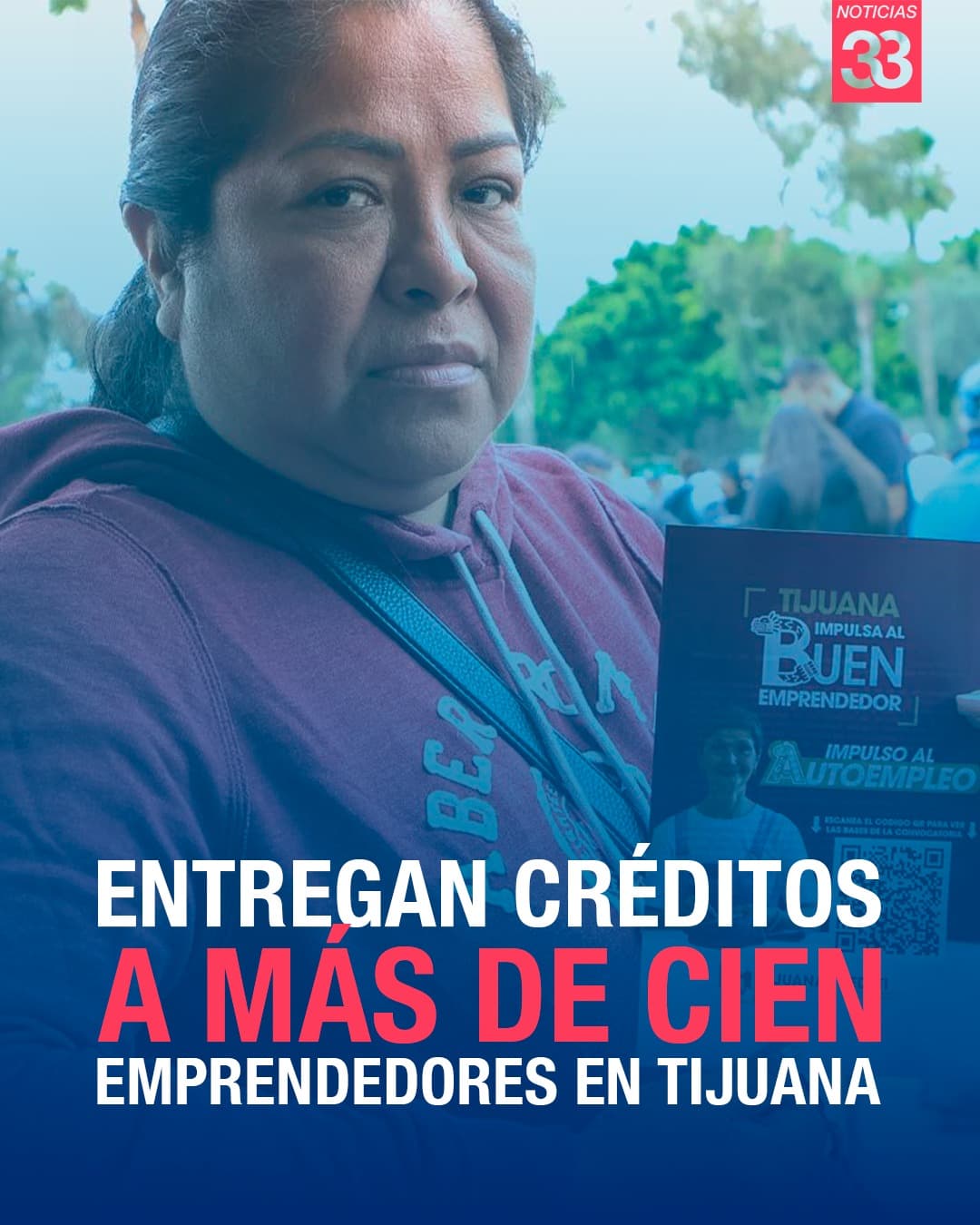 Entregan créditos a más de cien emprendedores en Tijuana